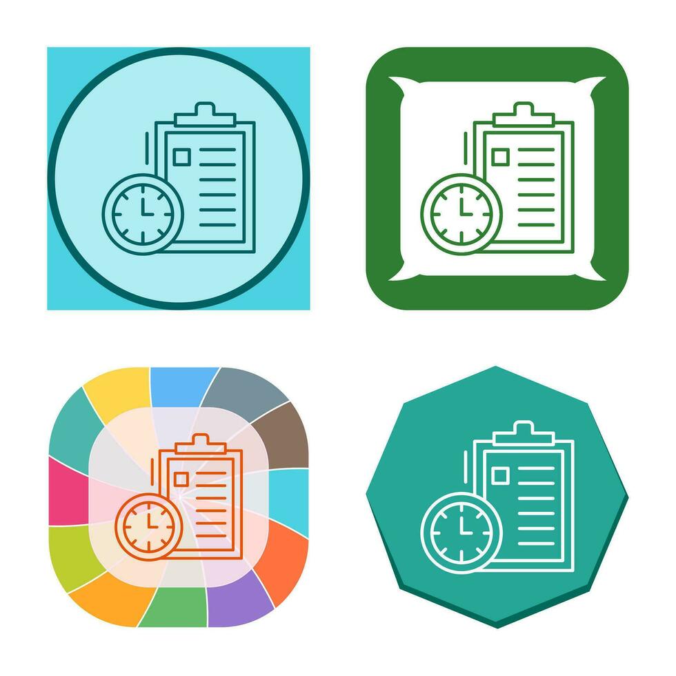 Time Management Vector Icon