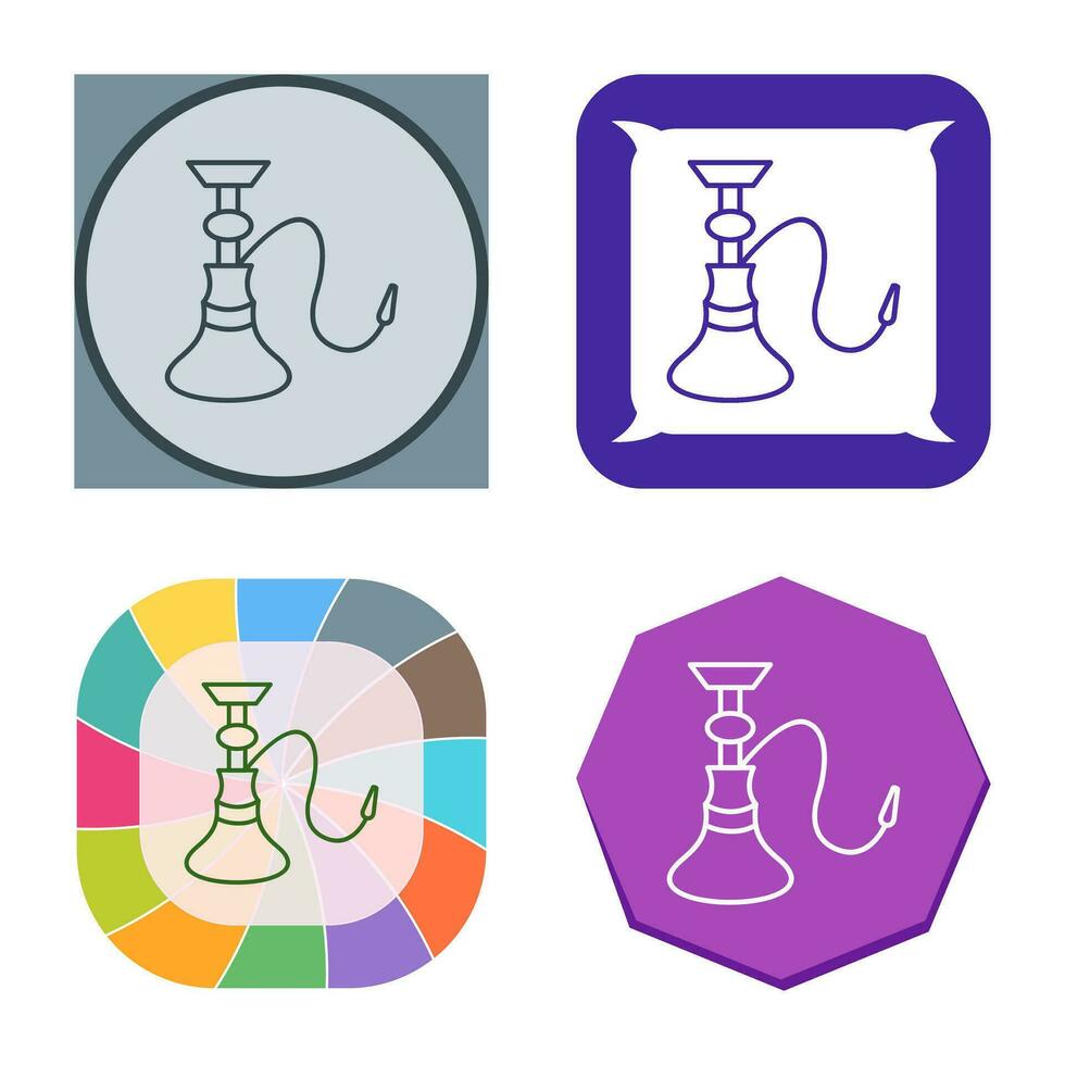 Unique Hookah Vector Icon