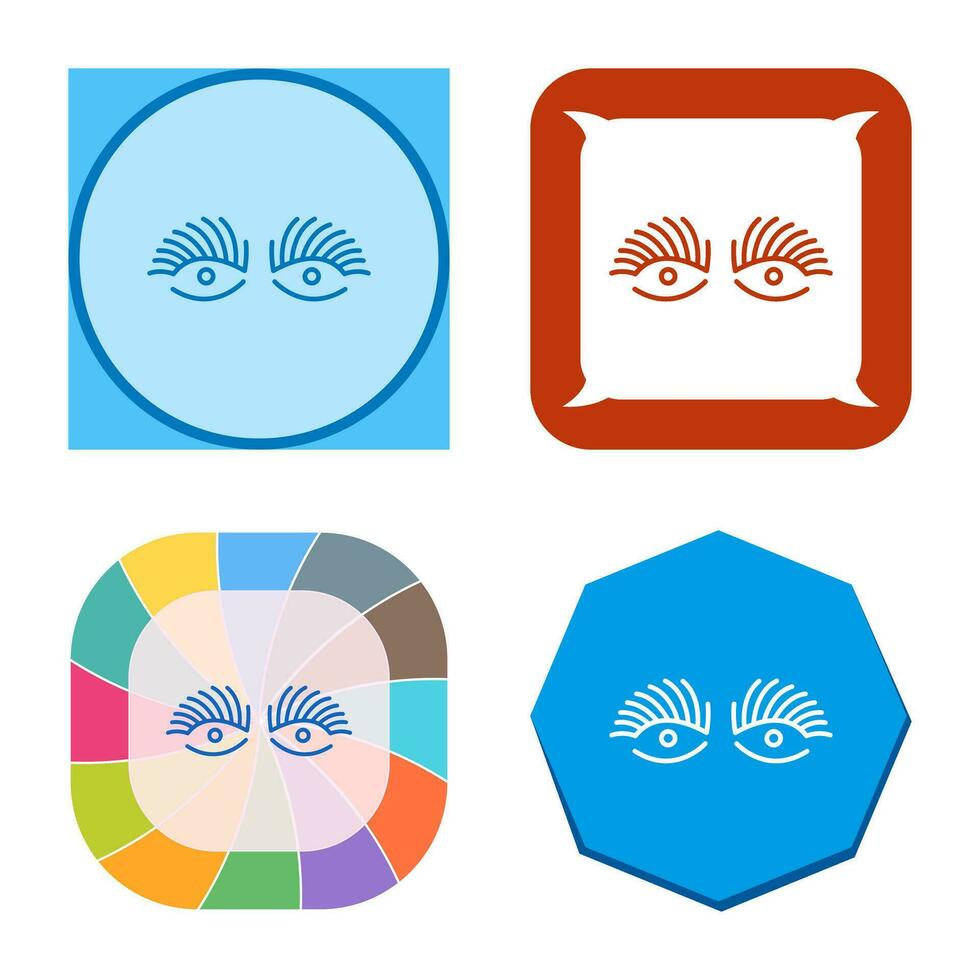 Longlashes Vector Icon