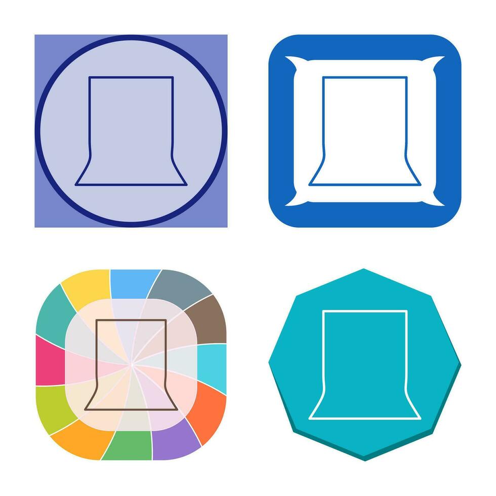 Unique Back Stand Vector Icon