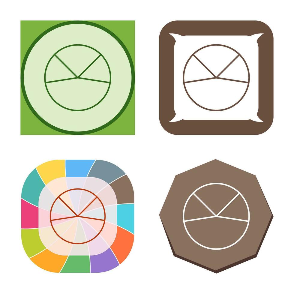 Pie Chart Analysis Vector Icon