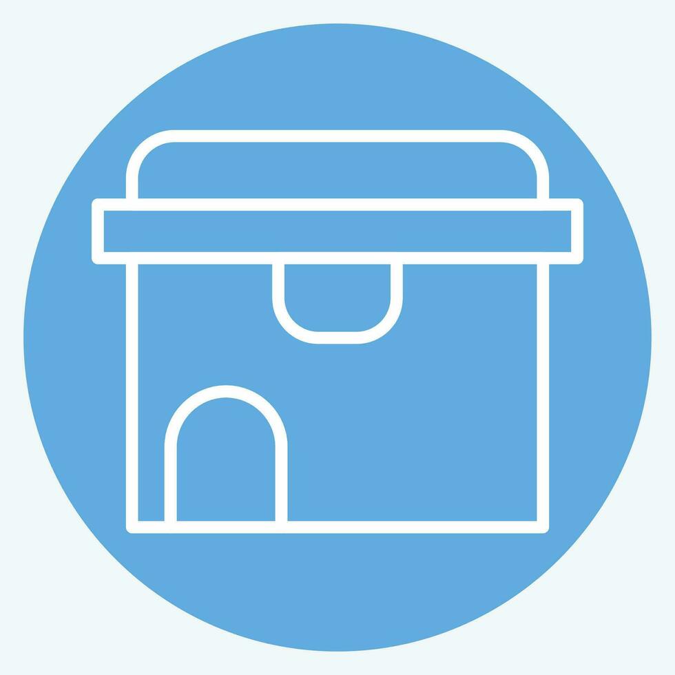 Icon Rodent. related to Poison symbol. blue eyes style. simple design editable. simple illustration vector