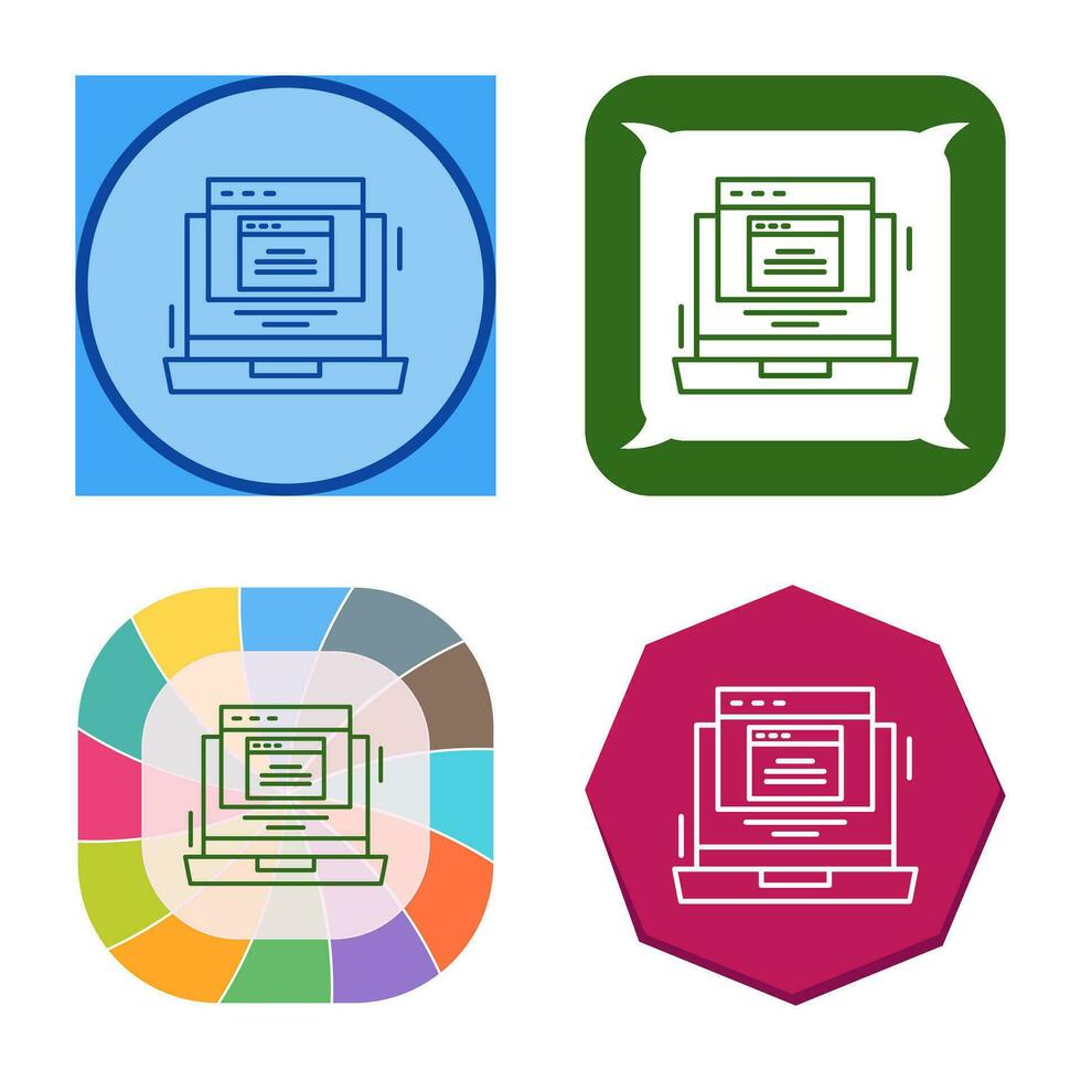 Pop Up Vector Icon