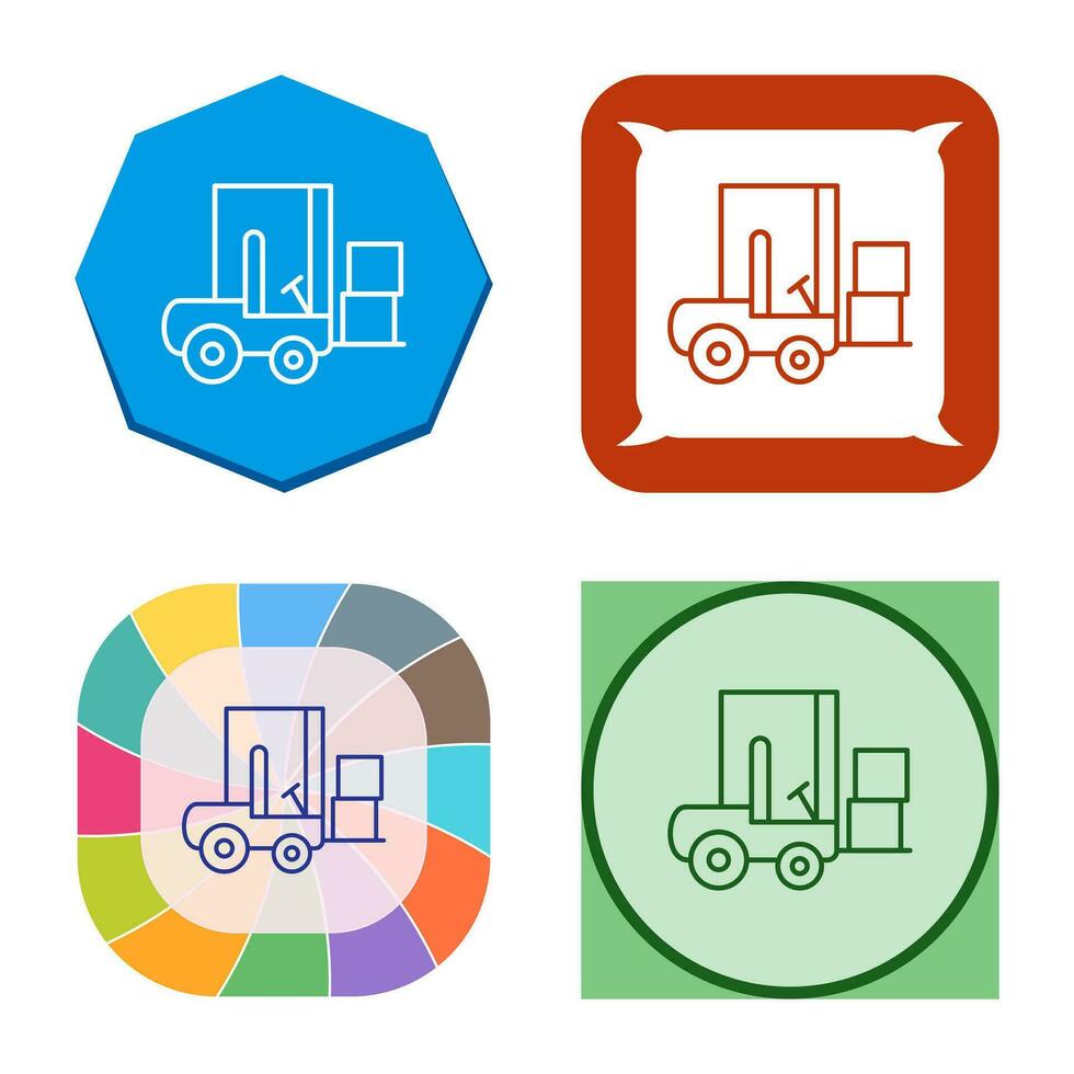 Forklifter Vector Icon