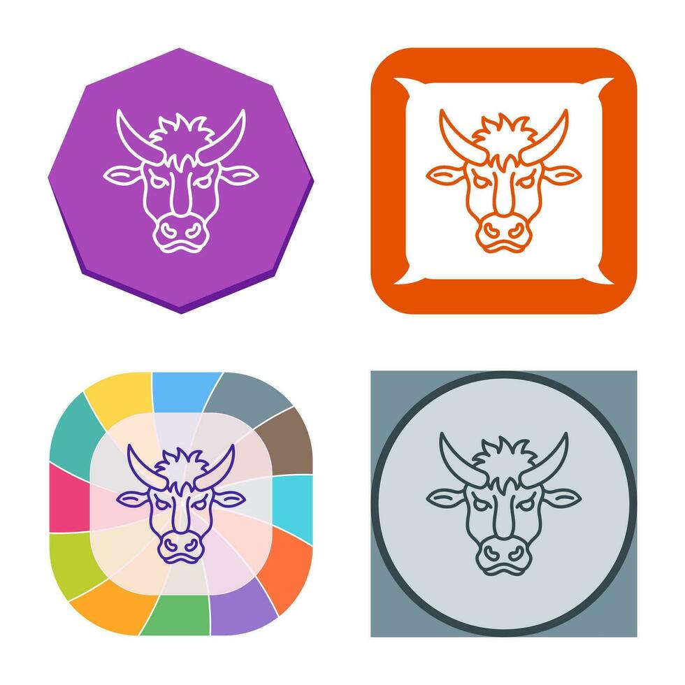 Bison Vector Icon