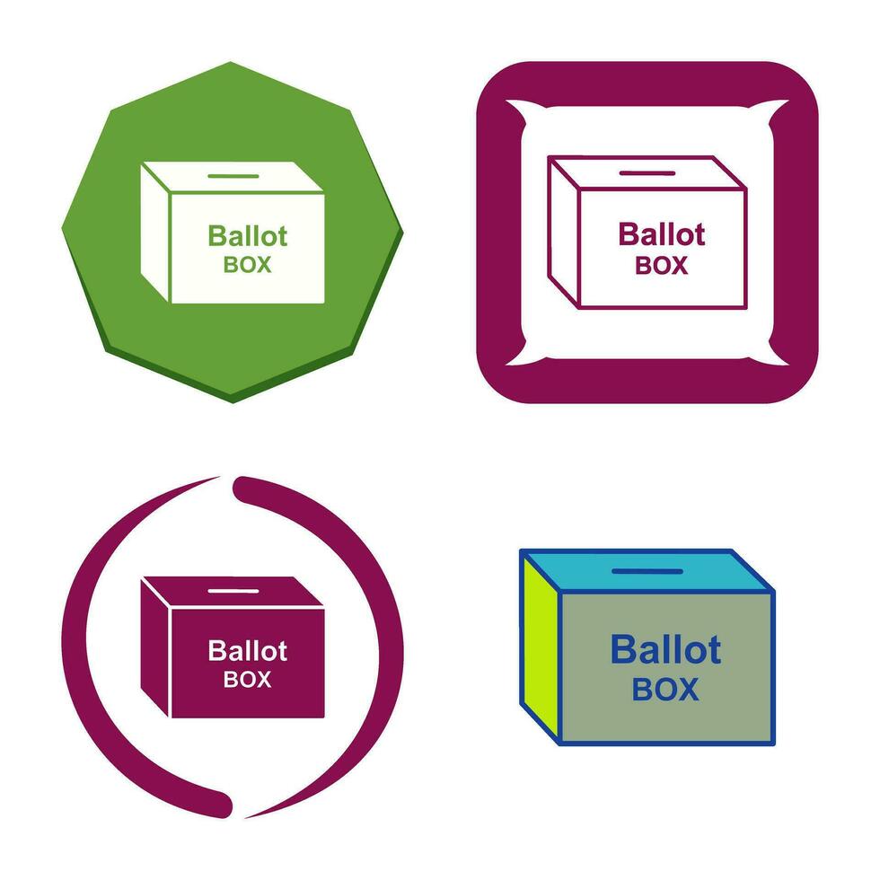 Ballot Box Vector Icon