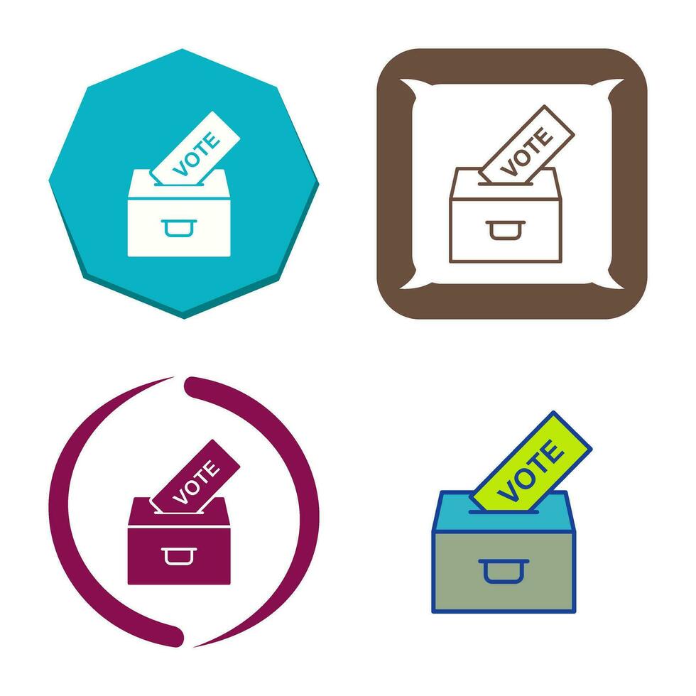 Casting Vote Vector Icon