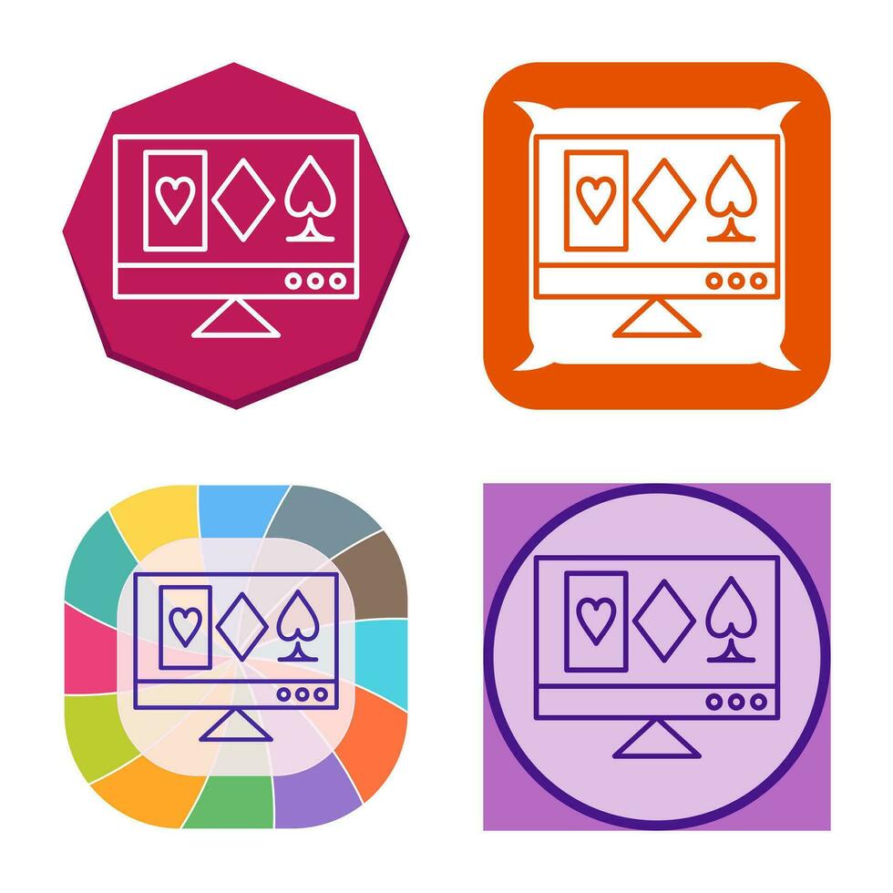 Online Gambling Vector Icon