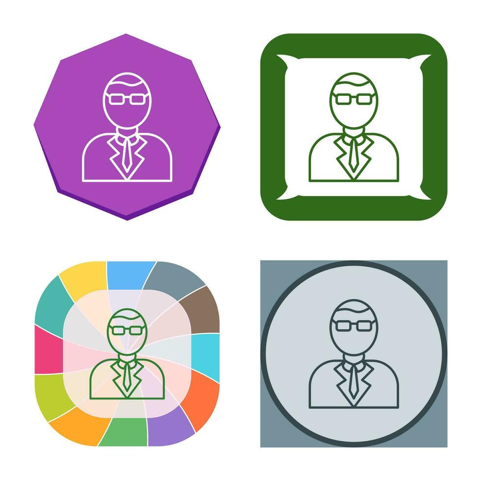 Casino Manager Vector Icon