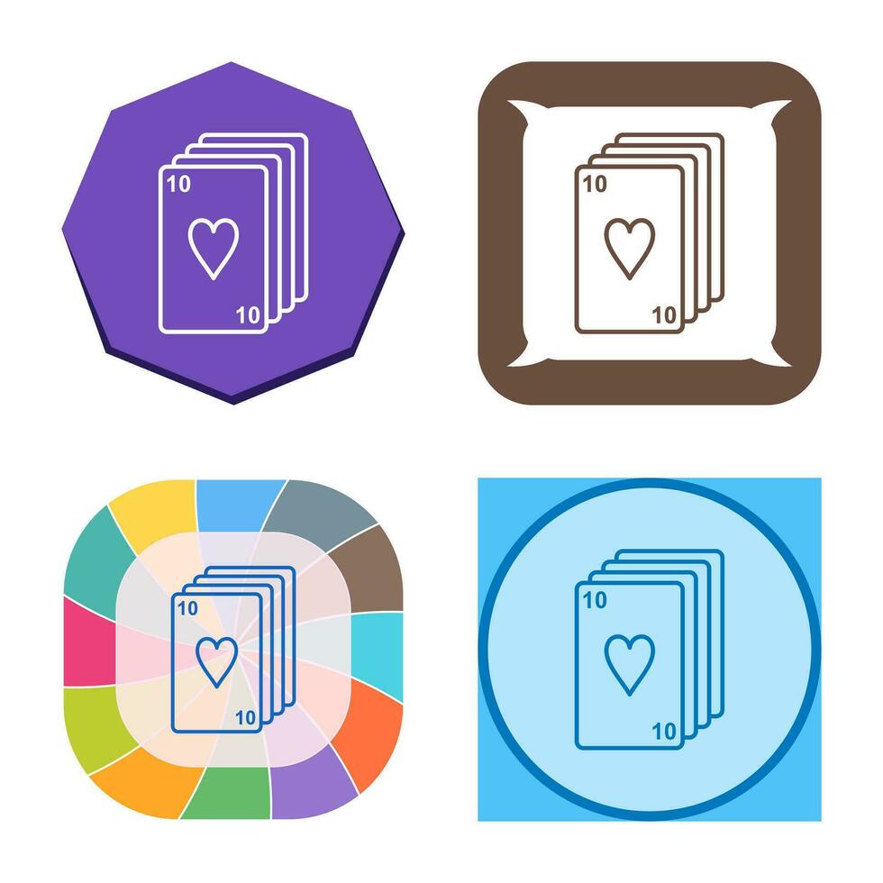 Deck of Cards Vector Icon