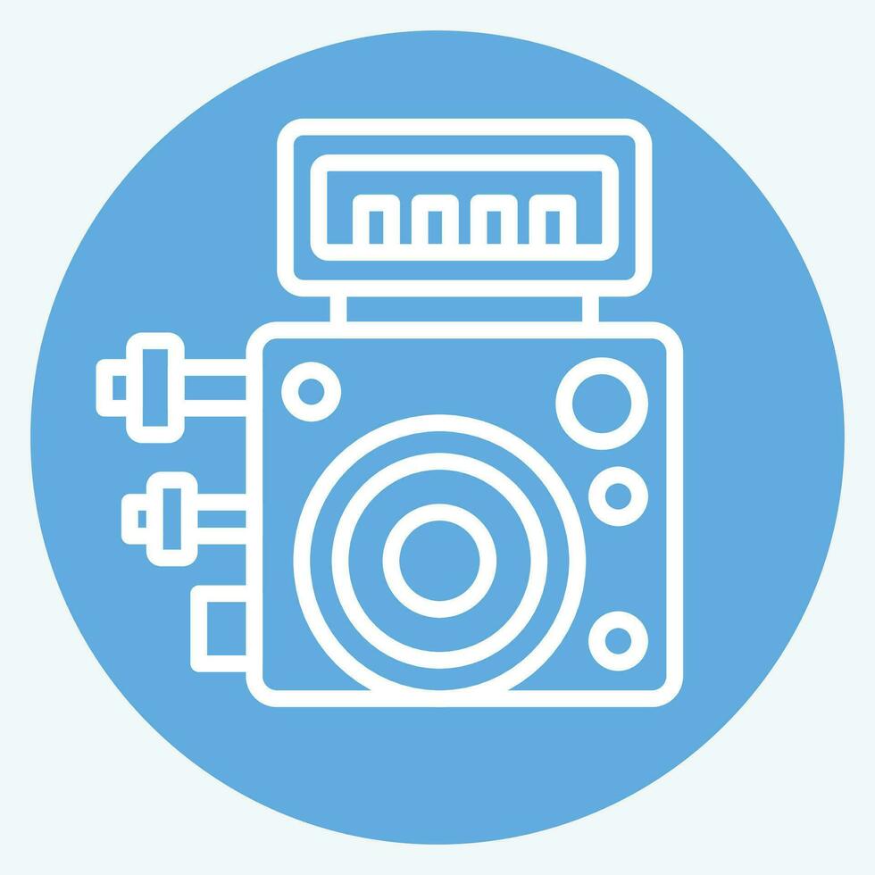 Icon ABS Control Module. related to Car Maintenance symbol. blue eyes style. simple design editable. simple illustration vector