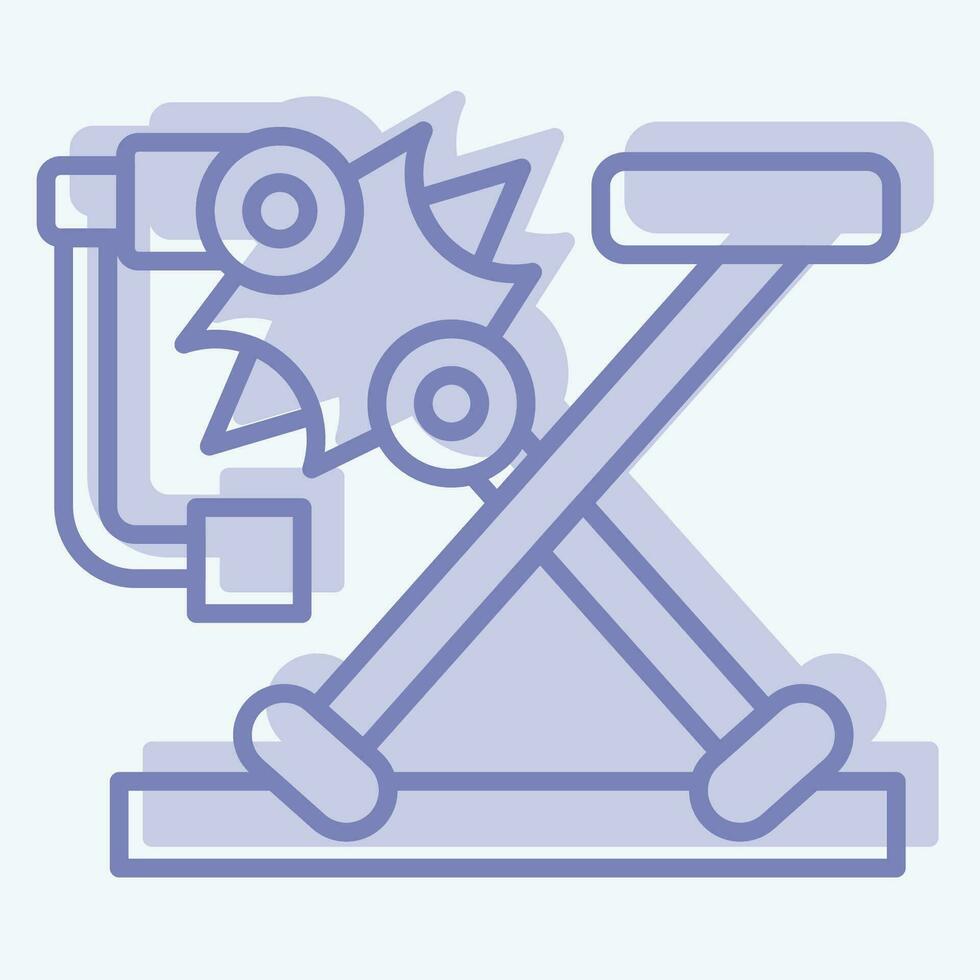 Icon Door Window. related to Car Maintenance symbol. two tone style. simple design editable. simple illustration vector
