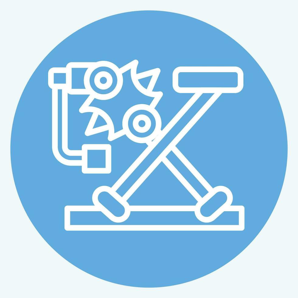 Icon Door Window. related to Car Maintenance symbol. blue eyes style. simple design editable. simple illustration vector
