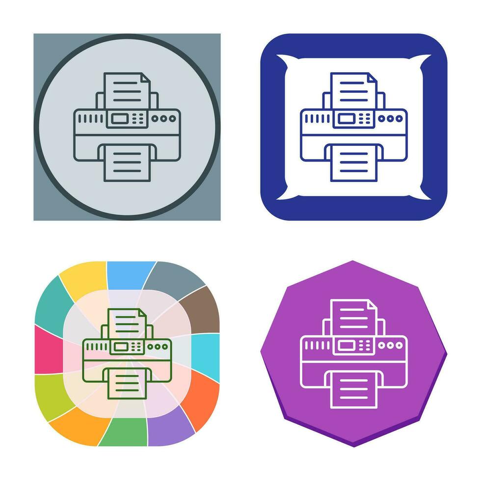 Printer Vector Icon
