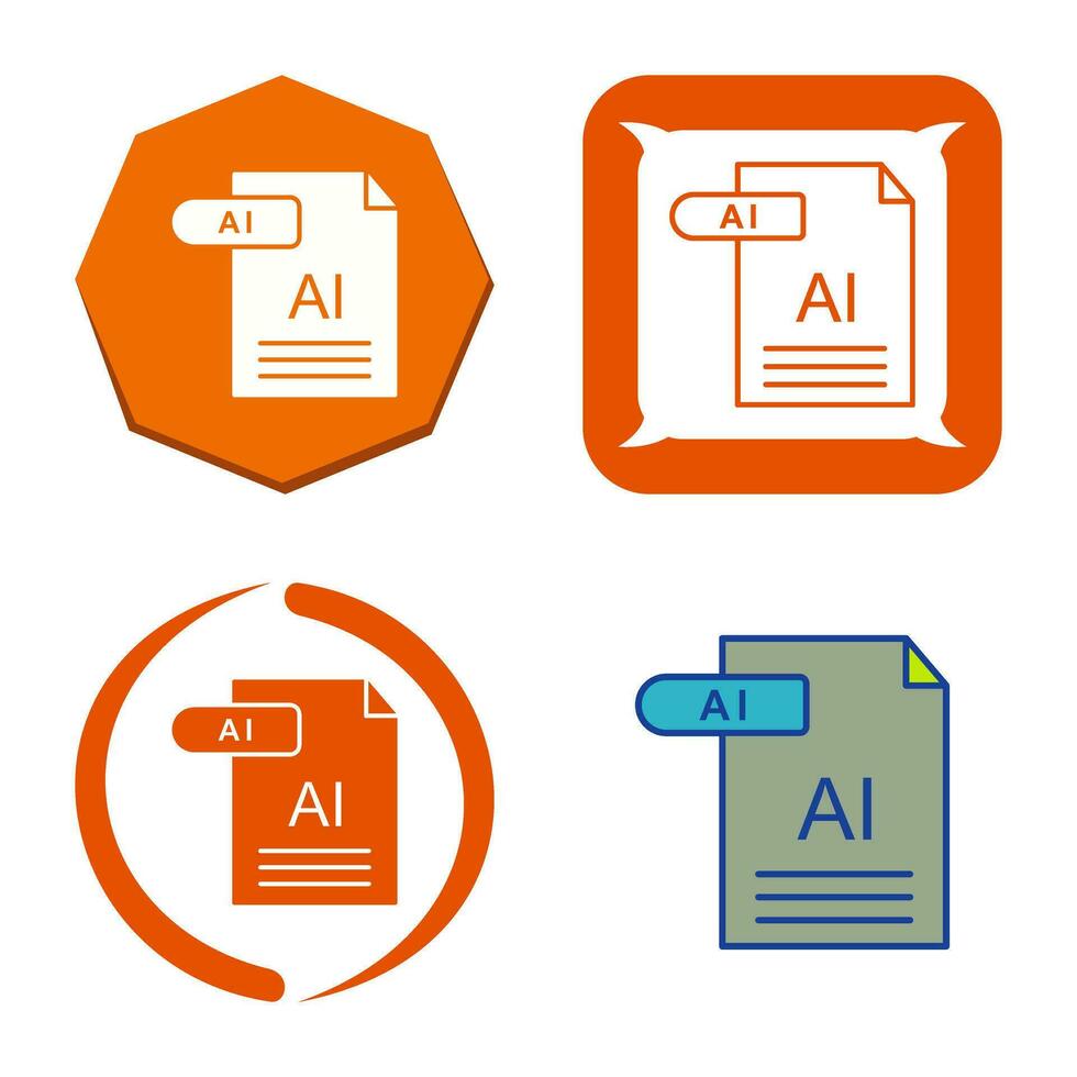 icono de vector de ai