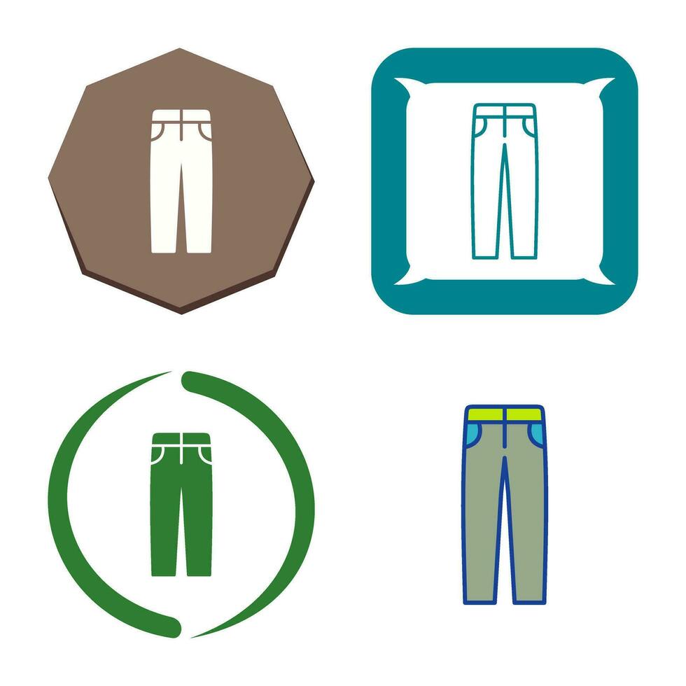 Men's Pants Vector Icon