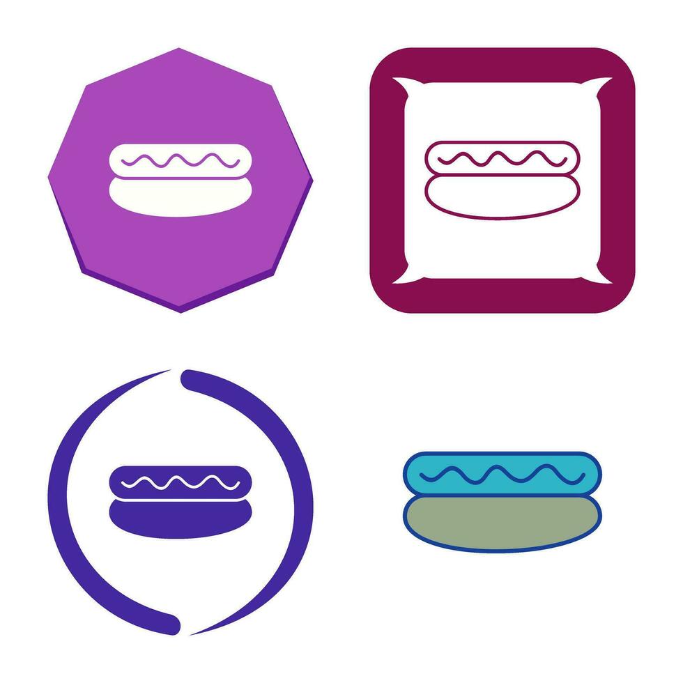 Hot Dog Vector Icon