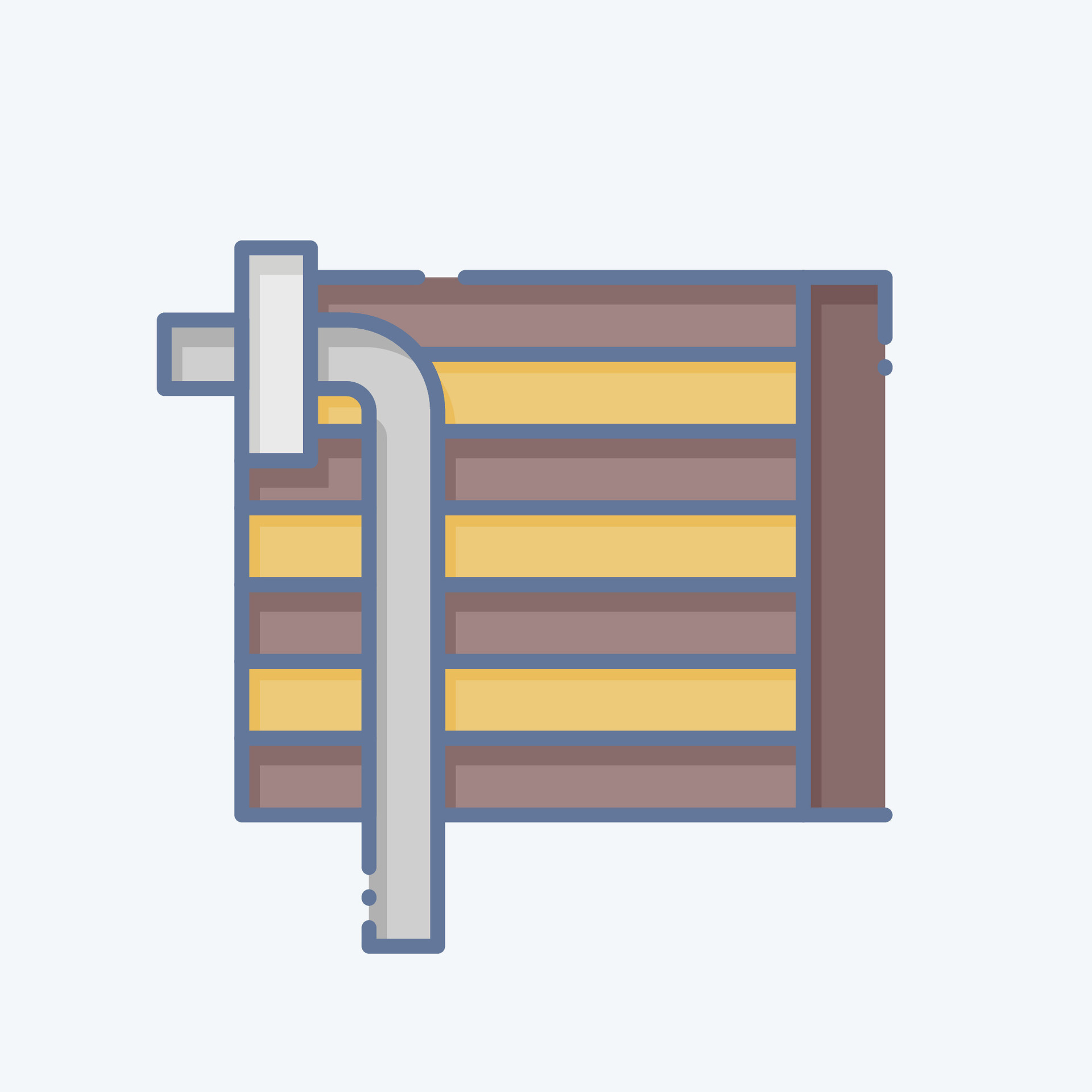 Icon AC Evaporator. related to Car Maintenance symbol. doodle style