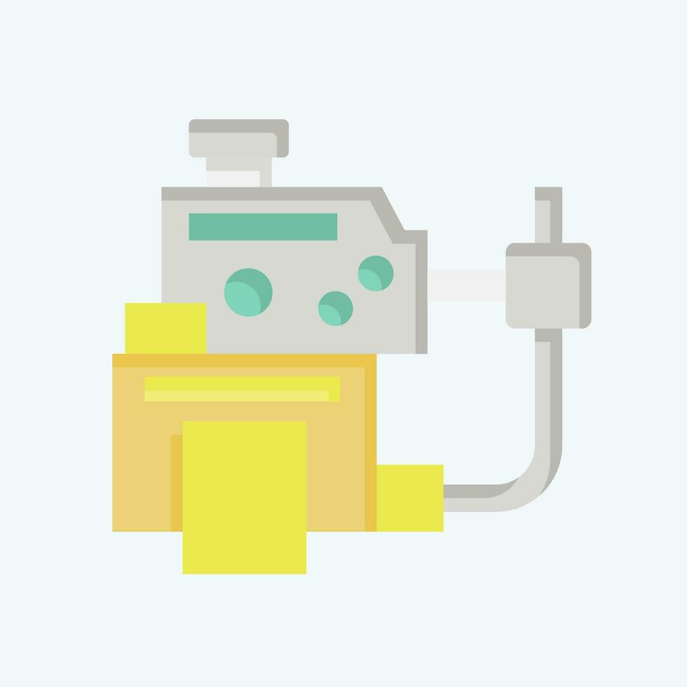 Icon Coolant Leak Diagnosis. related to Car Maintenance symbol. flat style. simple design editable. simple illustration vector