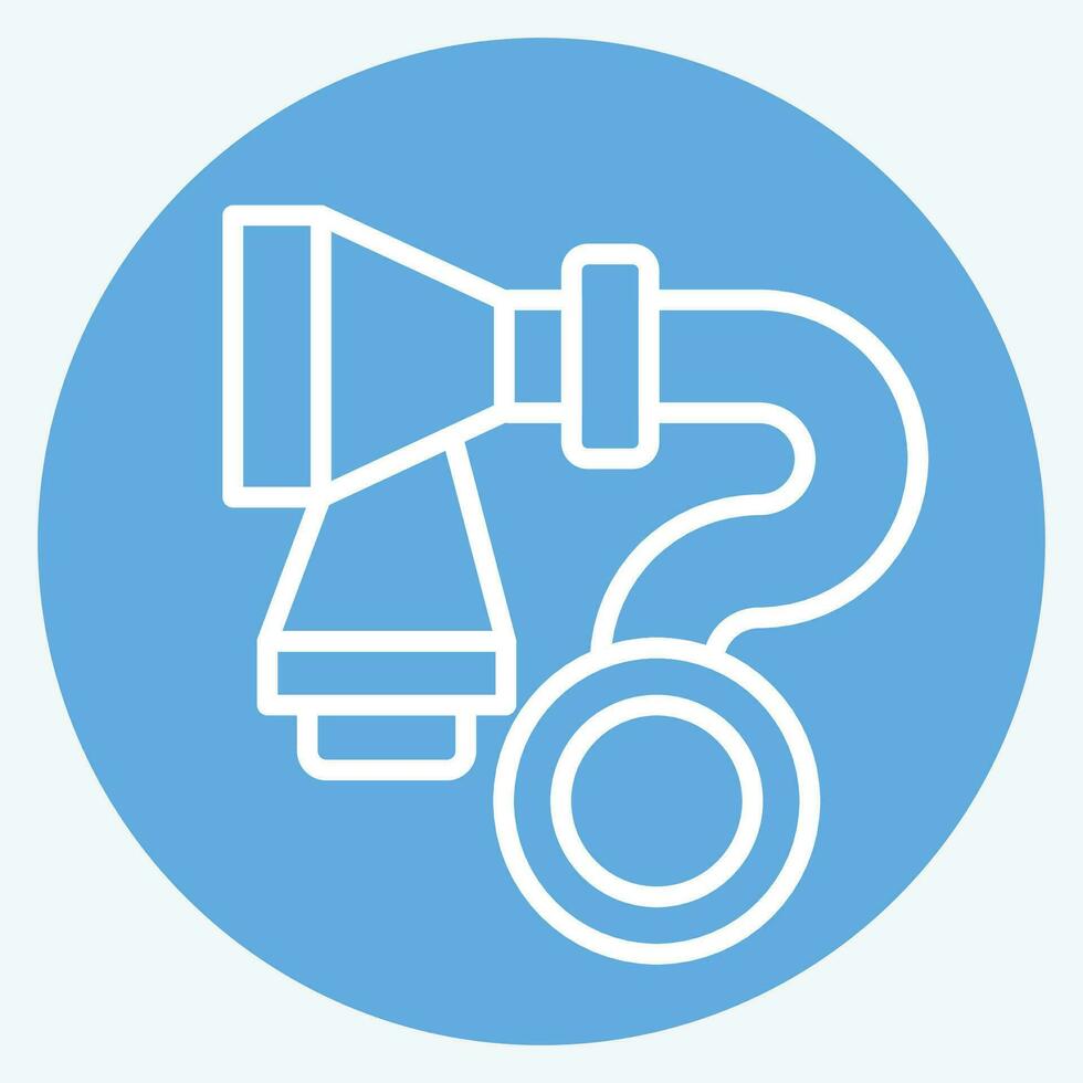 Icon Air Filter. related to Car Maintenance symbol. blue eyes style. simple design editable. simple illustration vector