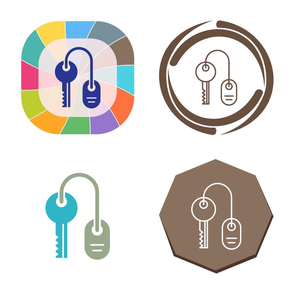 Room key Vector Icon