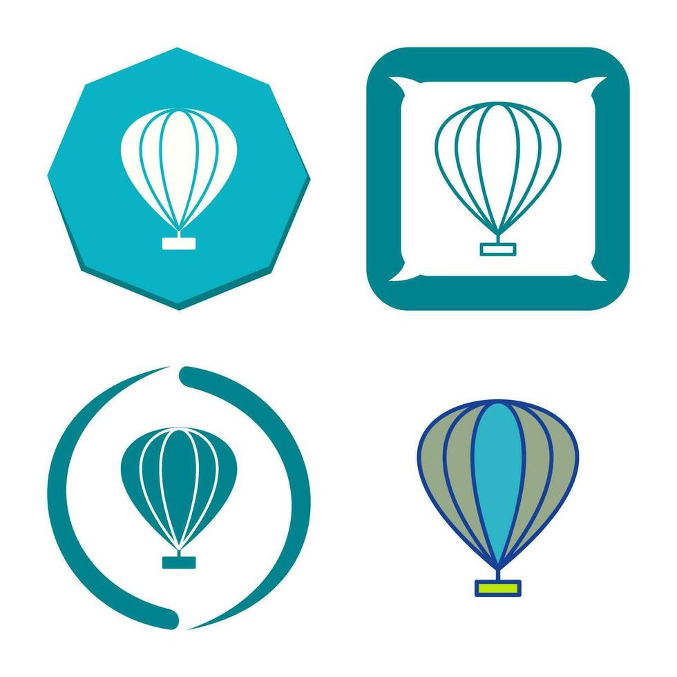 Hot Air Balloon Vector Icon