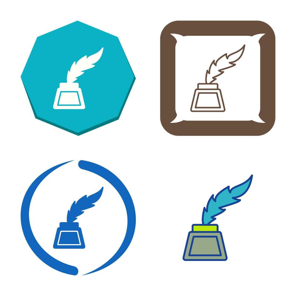 Inkwell Vector Icon