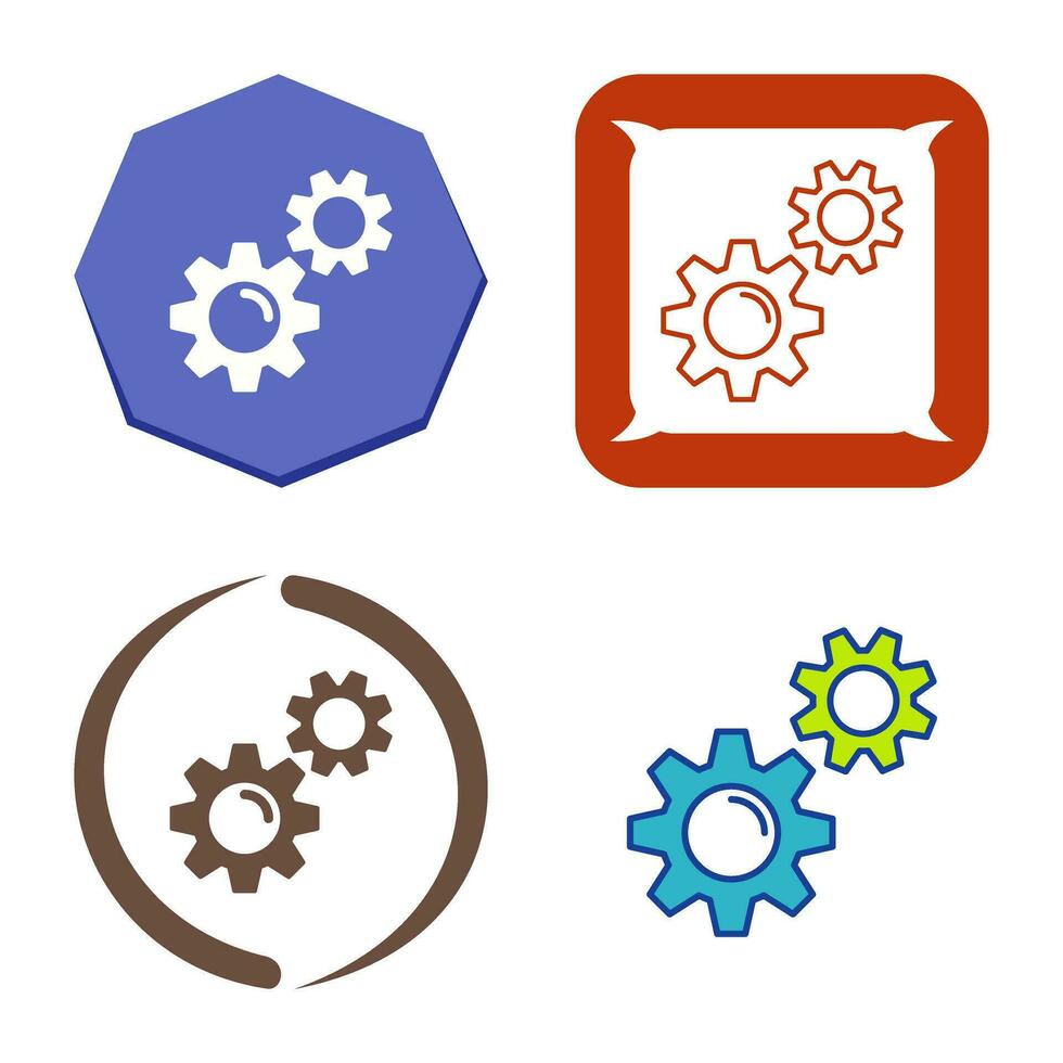 Gears Vector Icon