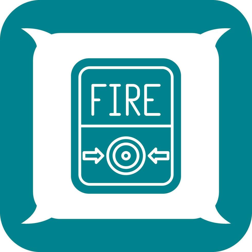 Fire Button Vector Icon