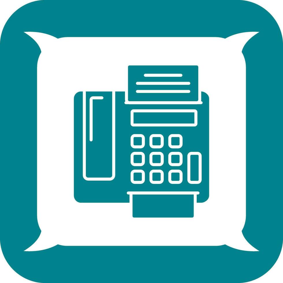 fax Machine Vector Icon
