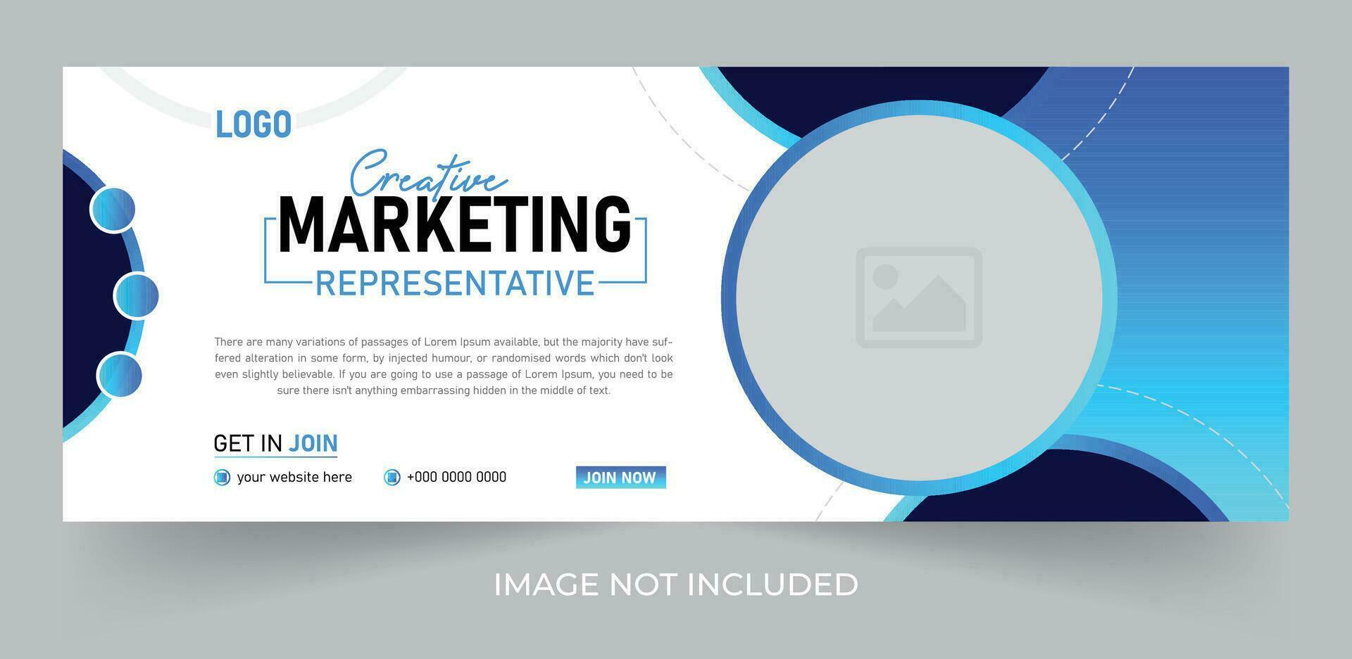 Facebook Cover design and  Marketing Social media Cover Design, web banner Design vector