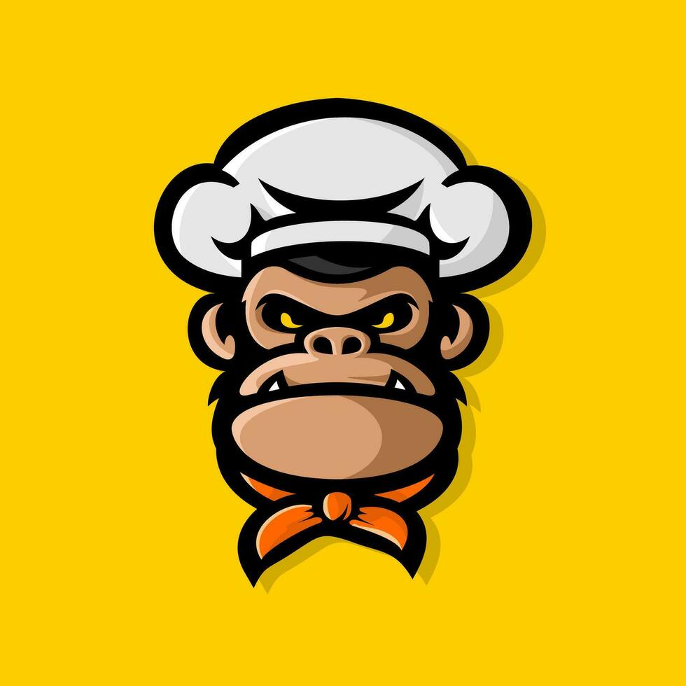 CHEF MONKEY VECTOR