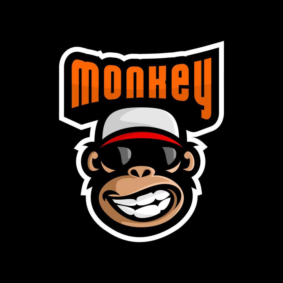 MONKEY FUNKY SMILE vector