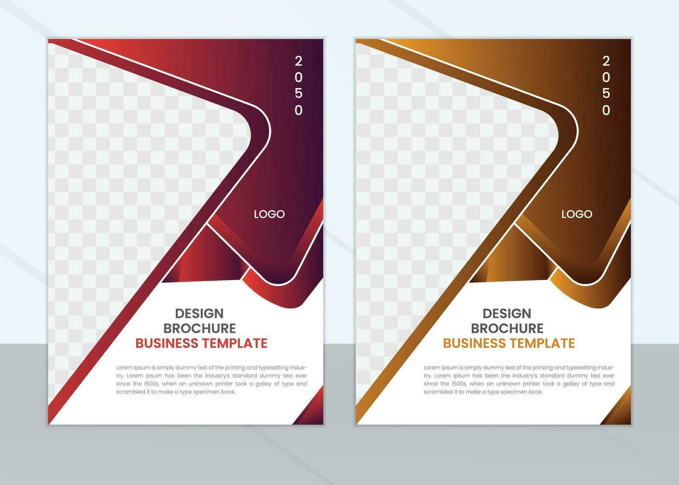 Corporate Book Cover Design Template in A4. Brochure, Annual Report, Magazine, Poster, Business Presentation, Website Free Vector