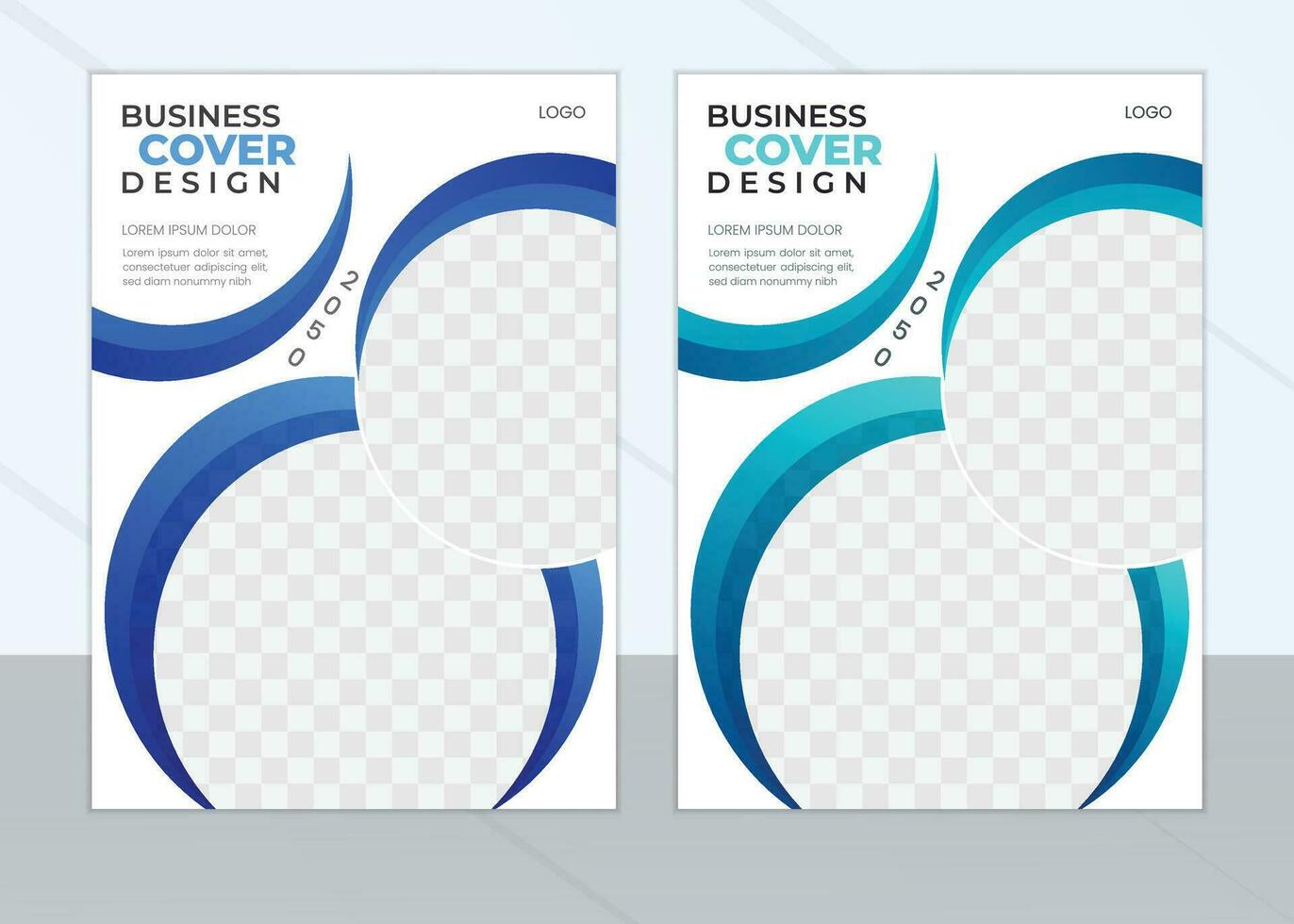 Creative corporate book cover design. Brochure, flyer template layout, vector leaflet Gradient cover design