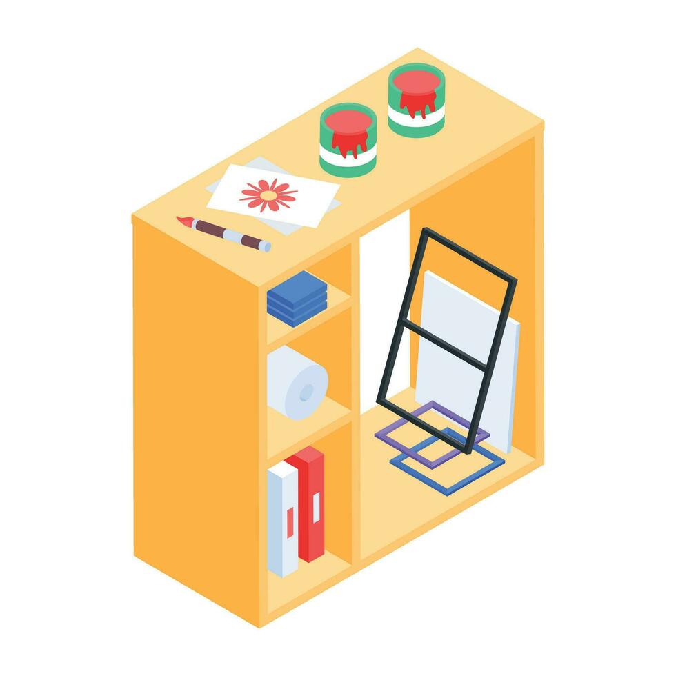 Modern Studio Equipment Isometric Icon vector