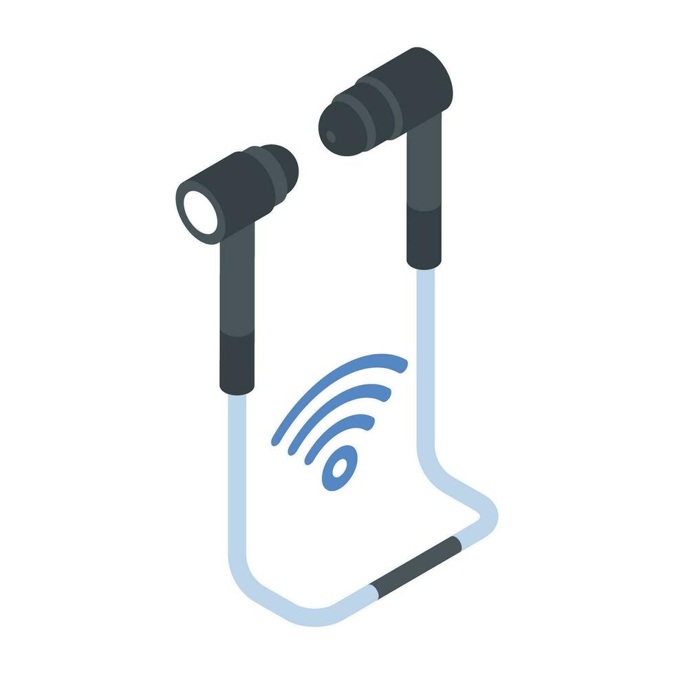Collection of Isometric Communication Icon vector