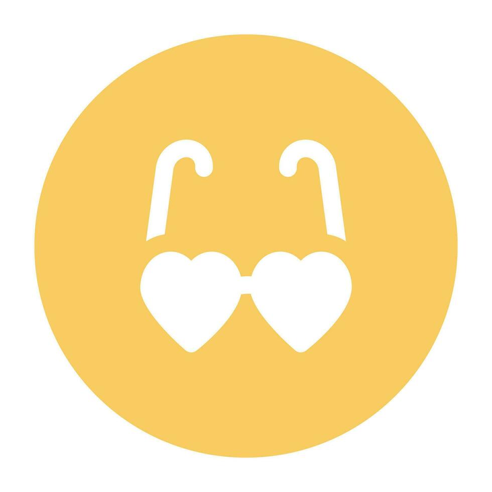Love and Romance Flat Round Icons vector