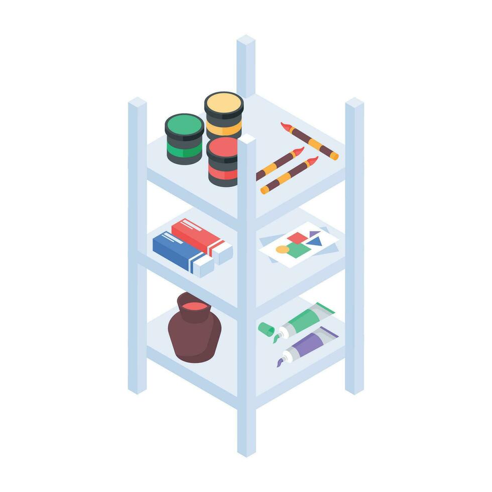 Modern Studio Equipment Isometric Icon vector