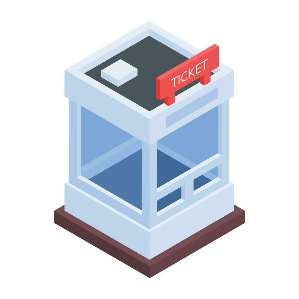 Modern Studio Equipment Isometric Icon vector