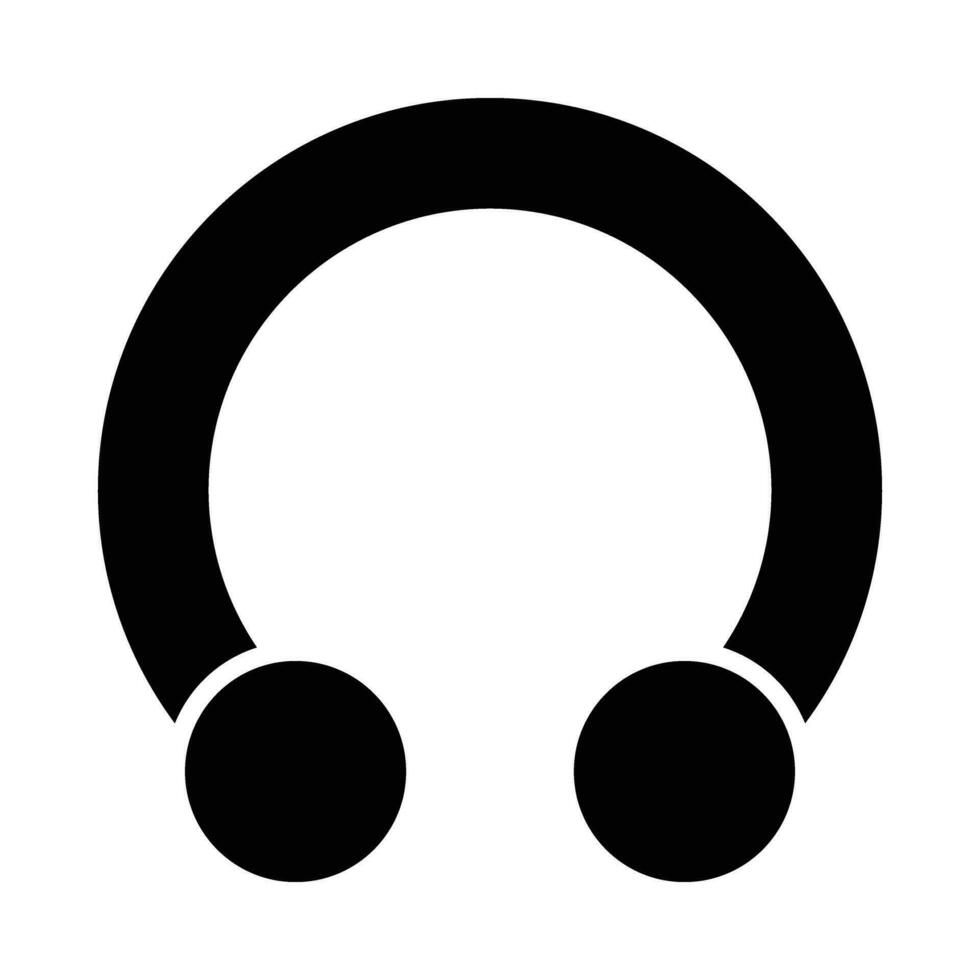Piercings Vector Glyph Icon For Personal And Commercial Use.
