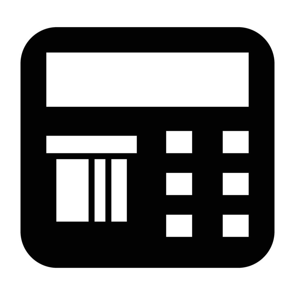 Atm Vector Glyph Icon For Personal And Commercial Use.