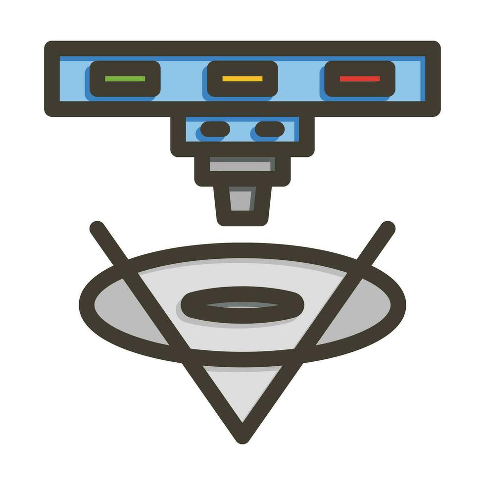 Microsurgery Vector Thick Line Filled Colors Icon For Personal And Commercial Use.