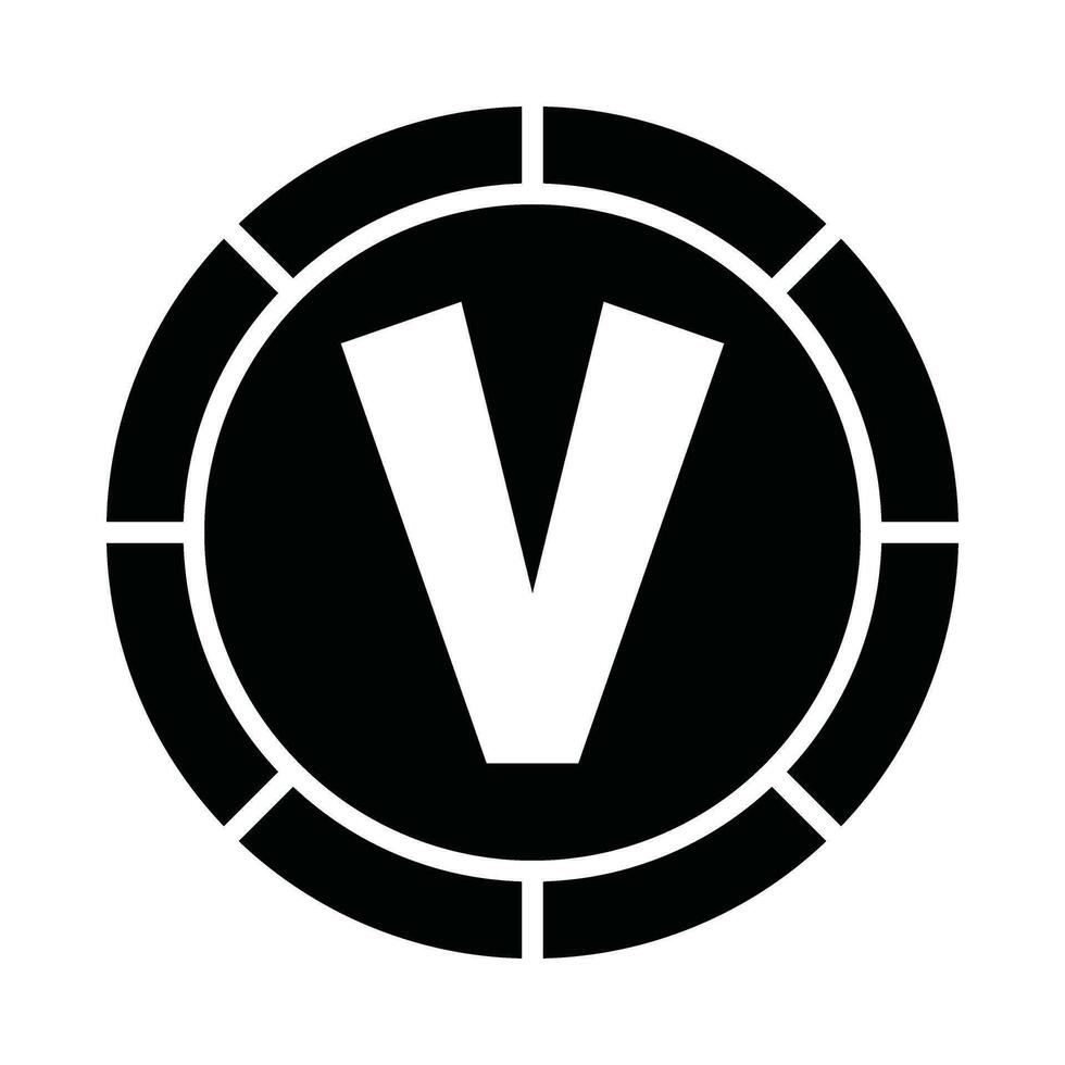Coin Vector Glyph Icon For Personal And Commercial Use.