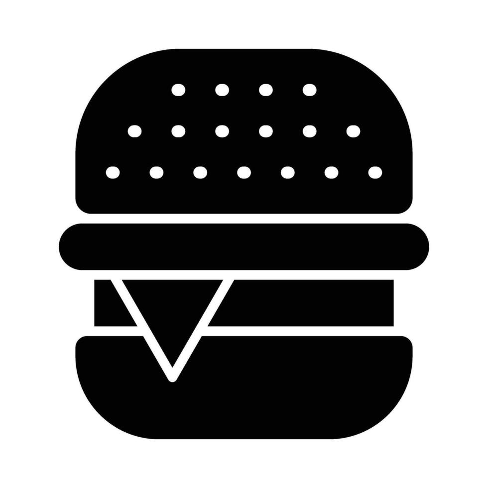 Burger Vector Glyph Icon For Personal And Commercial Use.