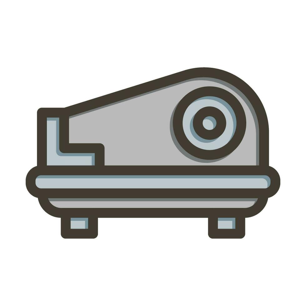Chicken Slicers Vector Thick Line Filled Colors Icon For Personal And Commercial Use.