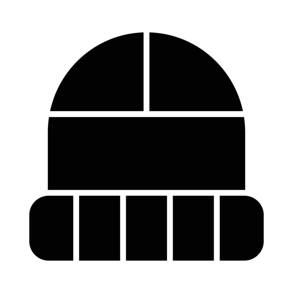 Toque Hat Vector Glyph Icon For Personal And Commercial Use.