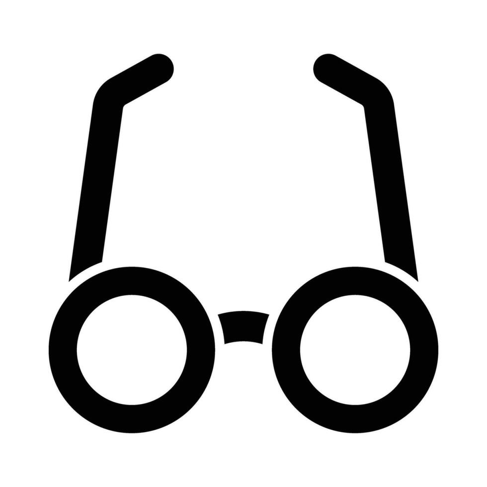 Glasses Vector Glyph Icon For Personal And Commercial Use.
