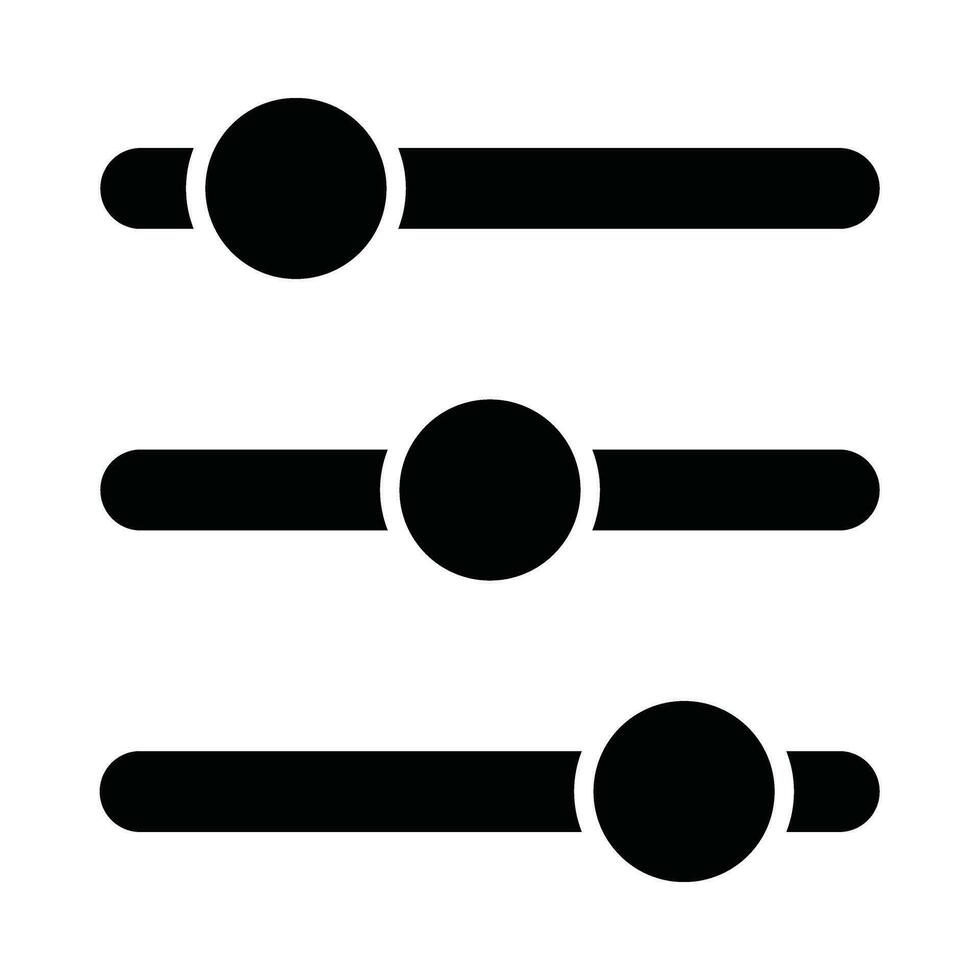 Options Vector Glyph Icon For Personal And Commercial Use.