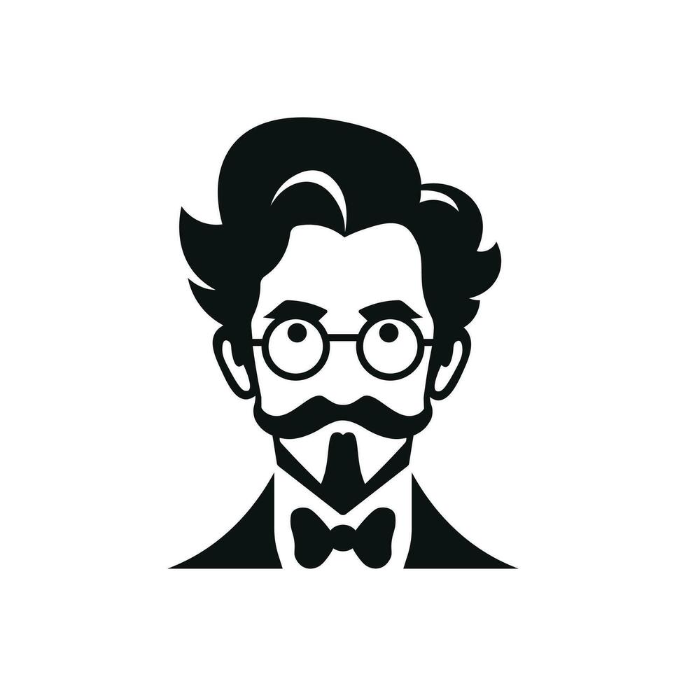 scientist expert character mascot design vector